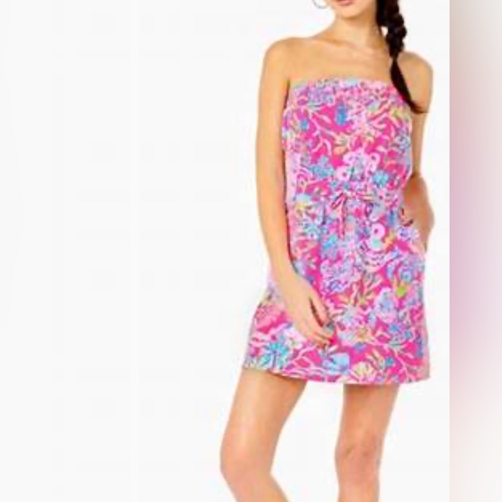 Lilly Pulitzer Women’s Strapless Romper in Size Medium